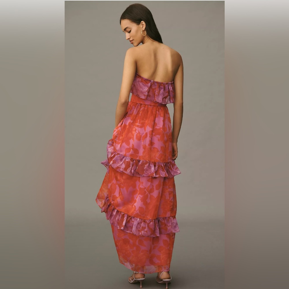 Anthropologie Tiered Maxi Dress
